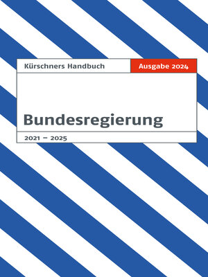 cover image of Kürschners Handbuch Bundesregierung